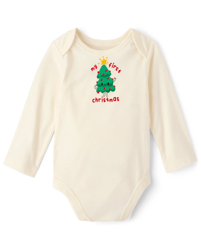 Baby My First Christmas Graphic Bodysuit