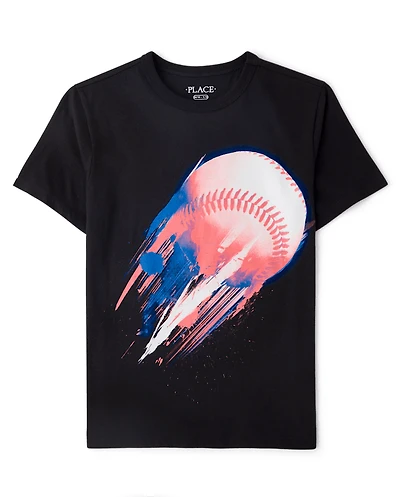 Boys Baseball Graphic Tee