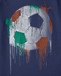 Boys Soccer Ball Graphic Tee