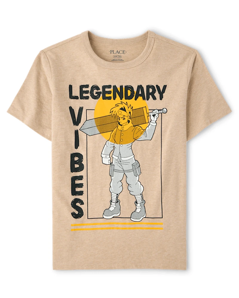 Boys Main Character Vibes Graphic Tee