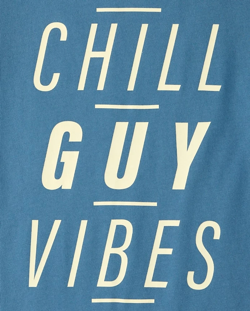 Boys Chill Guy Vibes Graphic Tee