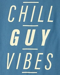 Boys Chill Guy Vibes Graphic Tee
