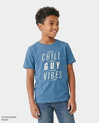Boys Chill Guy Vibes Graphic Tee