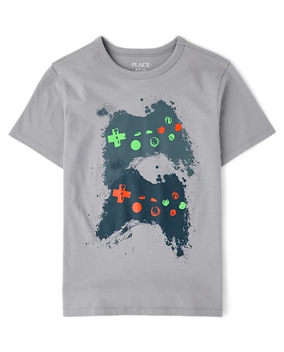 Boys Video Game Controller Graphic Tee