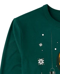 Boys Christmas Sports Ornaments Graphic Tee