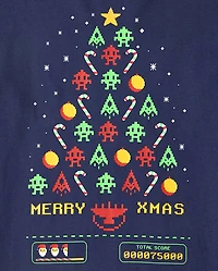 Boys Christmas Video Game Graphic Tee