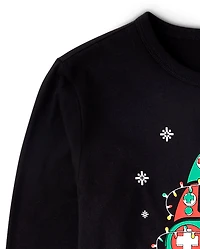 Boys Christmas Video Game Controllers Graphic Tee