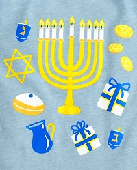 Baby And Toddler Boys Hanukkah Graphic Tee