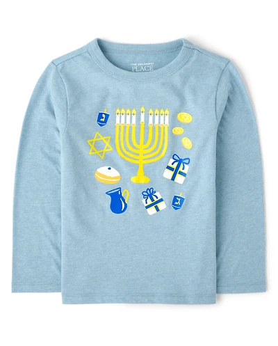 Baby And Toddler Boys Hanukkah Graphic Tee