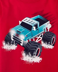 Baby And Toddler Boys Monster Truck Graphic Tee
