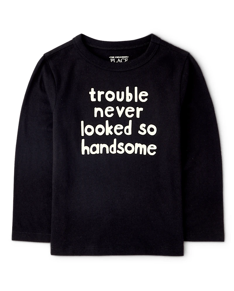 Baby And Toddler Boys Handsome Graphic Tee