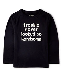 Baby And Toddler Boys Handsome Graphic Tee