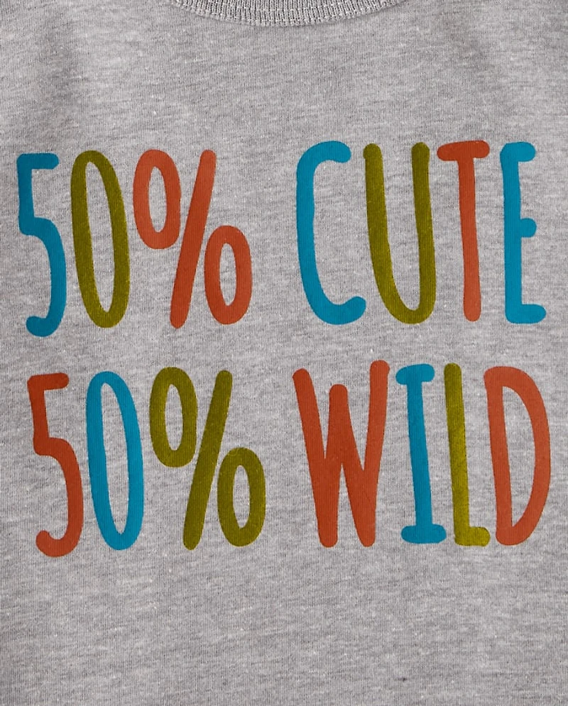 Baby And Toddler Boys Cute Wild Graphic Tee
