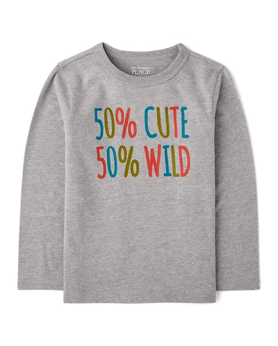 Baby And Toddler Boys Cute Wild Graphic Tee