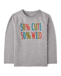 Baby And Toddler Boys Cute Wild Graphic Tee