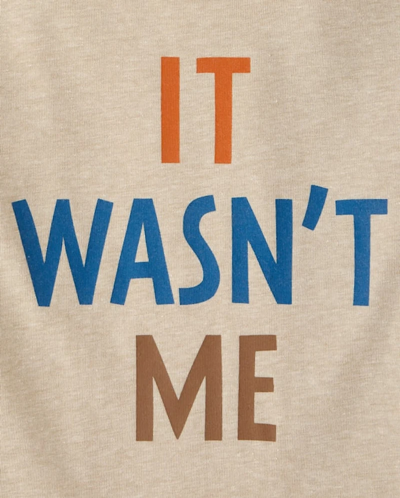 Baby And Toddler Boys Wasn't Me Graphic Tee