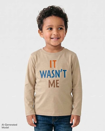 Baby And Toddler Boys Wasn't Me Graphic Tee