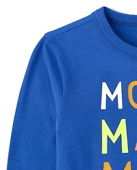 Baby And Toddler Boys Mom's Man Graphic Tee