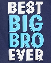 Baby And Toddler Boys Best Big Bro Ever Graphic Tee