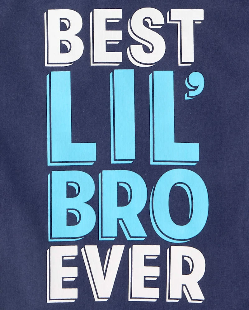 Baby And Toddler Boys Best Lil' Bro Ever Graphic Tee