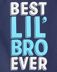 Baby And Toddler Boys Best Lil' Bro Ever Graphic Tee