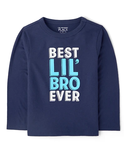 Baby And Toddler Boys Best Lil' Bro Ever Graphic Tee