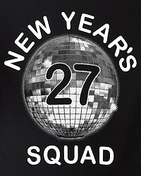 Baby And Toddler New Year's Squad Graphic Tee