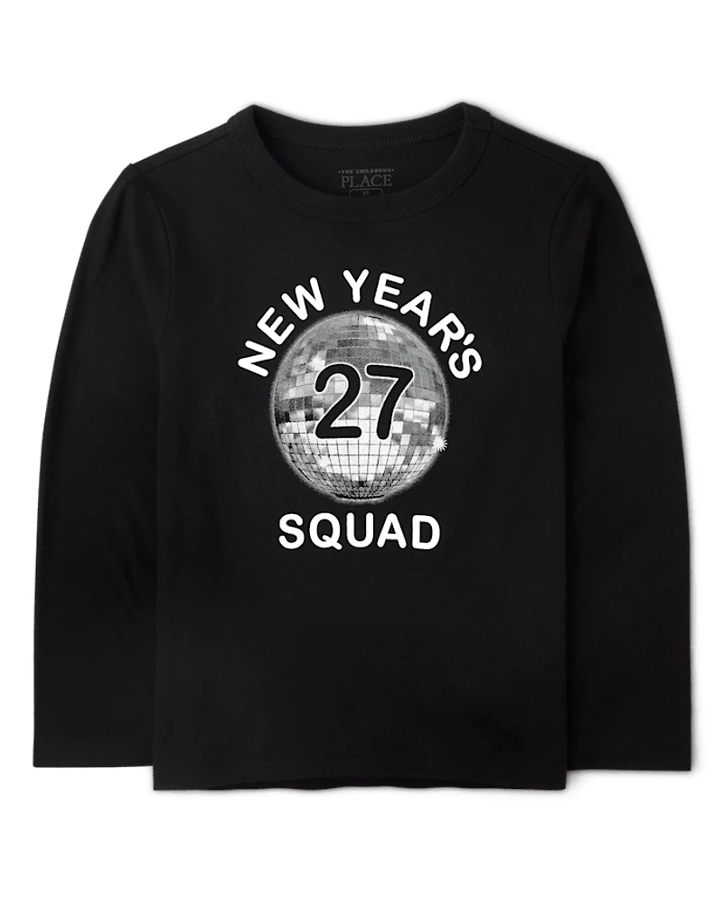 Baby And Toddler New Year's Squad Graphic Tee