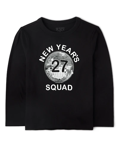Baby And Toddler New Year's Squad Graphic Tee