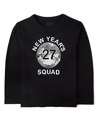 Baby And Toddler New Year's Squad Graphic Tee