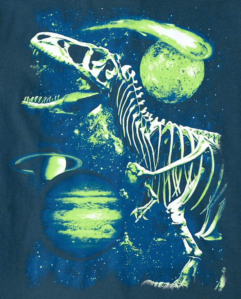 Boys Dino Space Graphic Tee