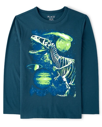 Boys Dino Space Graphic Tee