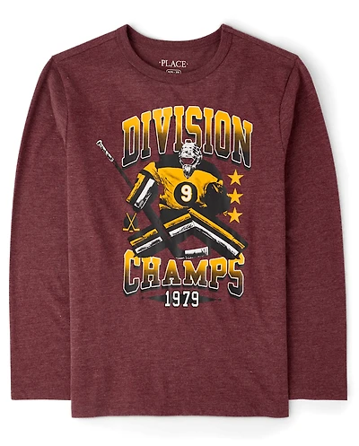 Boys Hockey Graphic Tee