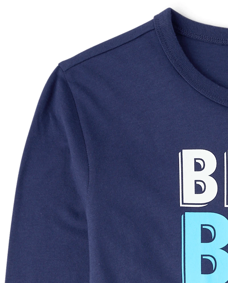 Boys Best Big Bro Ever Graphic Tee