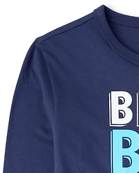 Boys Best Big Bro Ever Graphic Tee