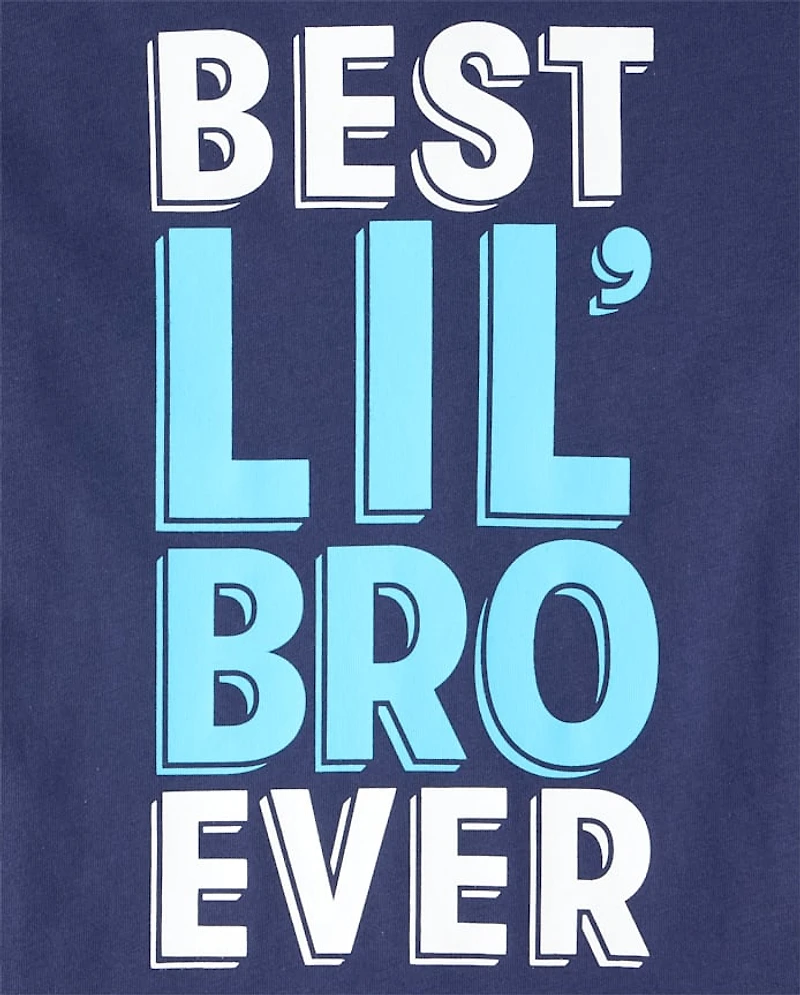 Boys Best Lil' Bro Ever Graphic Tee