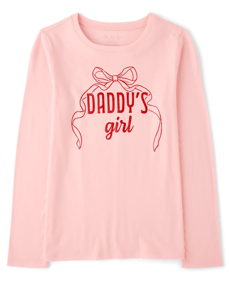 Girls Daddy's Girl Graphic Tee