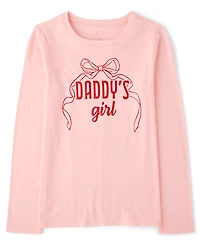 Girls Daddy's Girl Graphic Tee