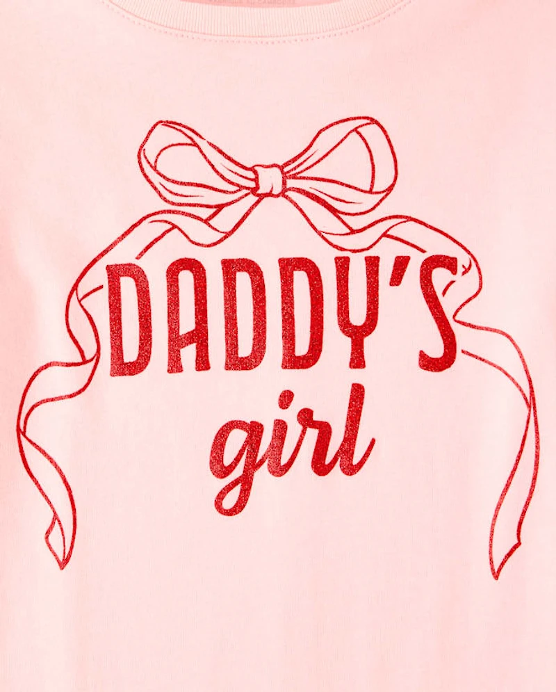 Baby And Toddler Girls Daddy's Girl Graphic Tee
