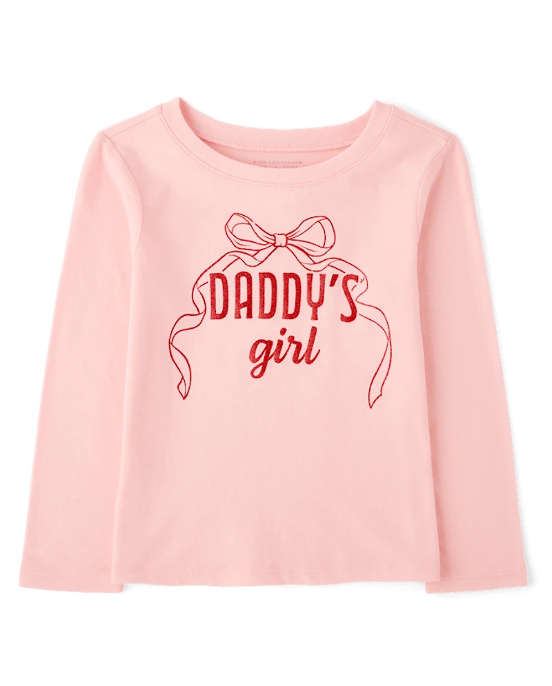 Baby And Toddler Girls Daddy's Girl Graphic Tee