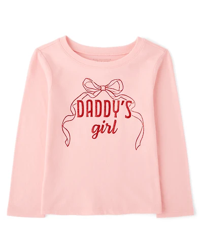 Baby And Toddler Girls Daddy's Girl Graphic Tee