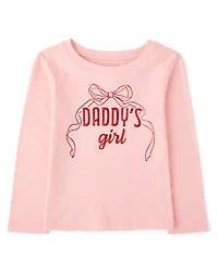 Baby And Toddler Girls Daddy's Girl Graphic Tee