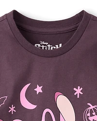 Girls Stitch™ Halloween Angel Graphic Tee