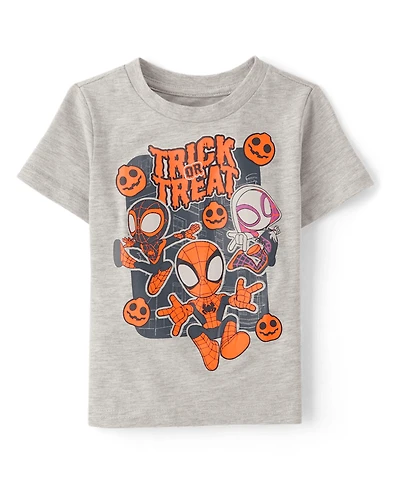 Baby And Toddler Boys Spidey™ Friends Halloween Graphic Tee