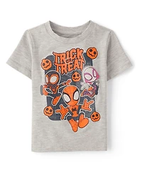 Baby And Toddler Boys Spidey™ Friends Halloween Graphic Tee