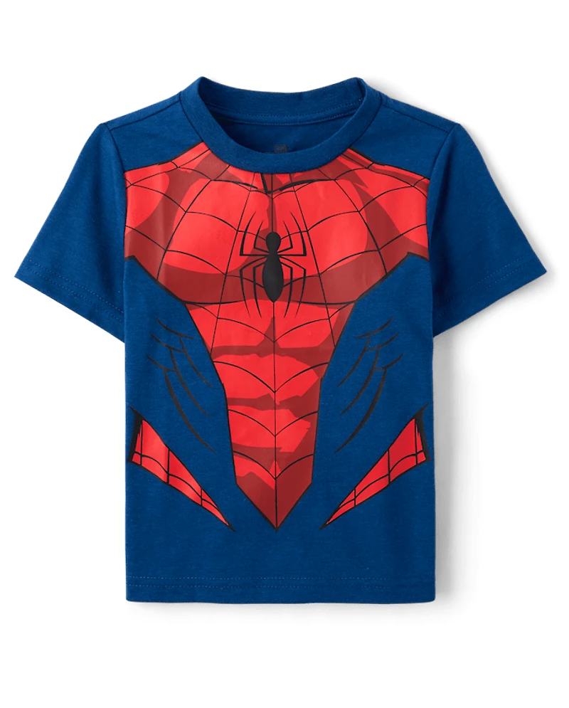 T-shirt graphique Spider-Man™ pour bébé et petit garçon, motif Halloween