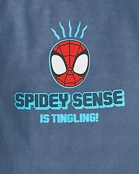 Baby And Toddler Boys Spidey™ Front Back Graphic Tee