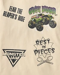 Baby And Toddler Boys Monster Jam™ Front Back Graphic Tee