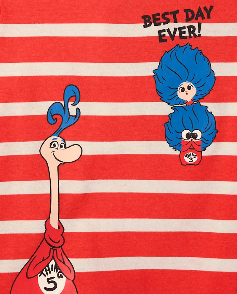 Baby And Toddler Boys Dr. Seuss™ Striped Graphic Tee