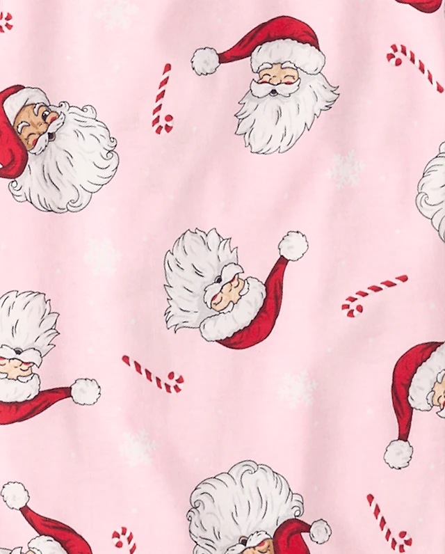 Womens Matching Family Santa's Social Club Cotton Pajamas